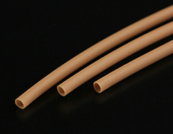Tubo plástico de calibre pequeño de alta precisión - Tubo plástico de color marrón PTFE